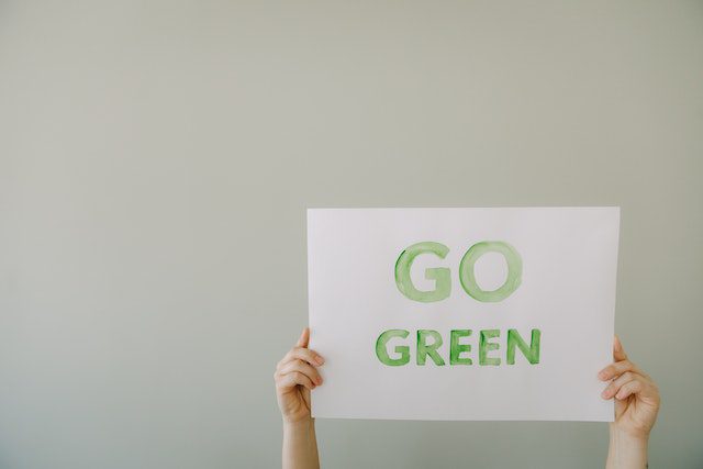 Go green poster