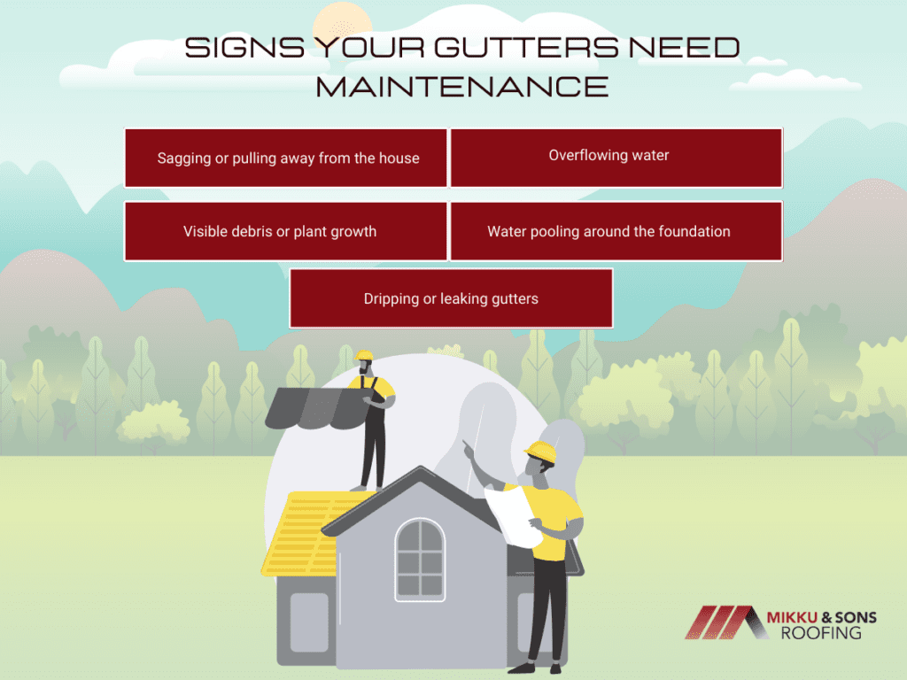 signs your gutters need maintenance